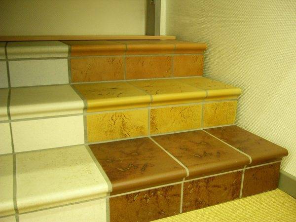 Керамогранитные ступени для лестниц