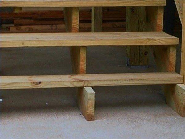 Лестница в доме своими руками из доски