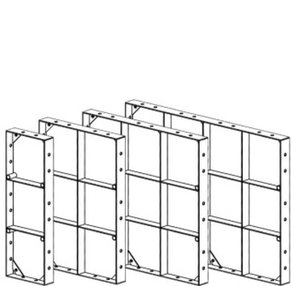 Мелкощитовая опалубка чертежи для изготовления