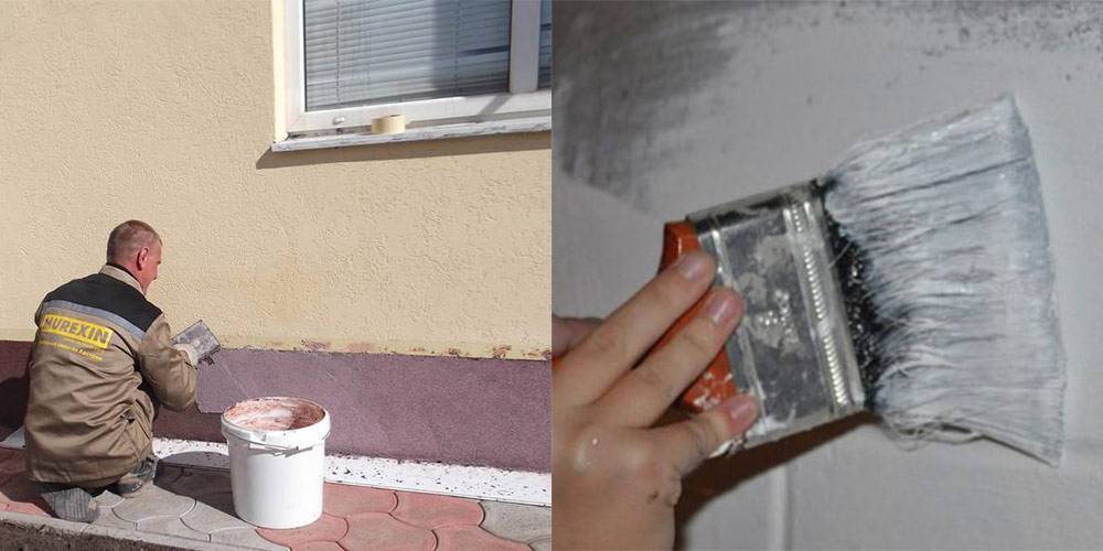 Чем покрасить фундамент дома снаружи своими руками