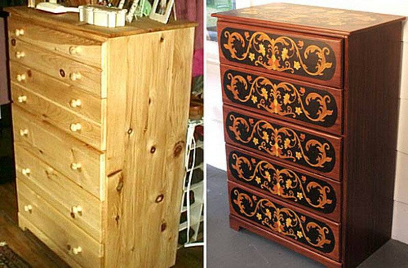 Реставрация старой деревянной мебели своими руками в домашних условиях с фото и видео