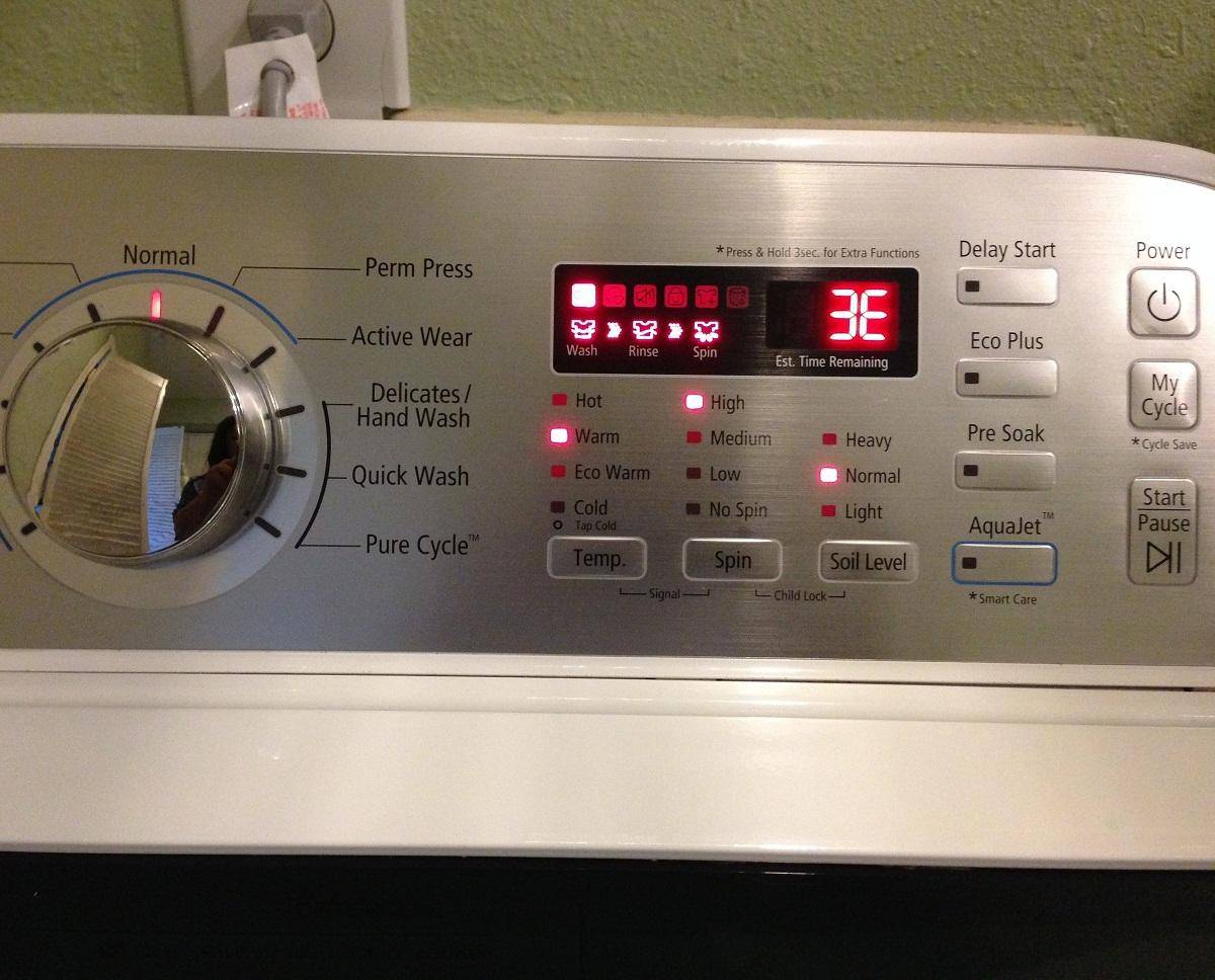 Коды ошибок стиральных машин самсунг