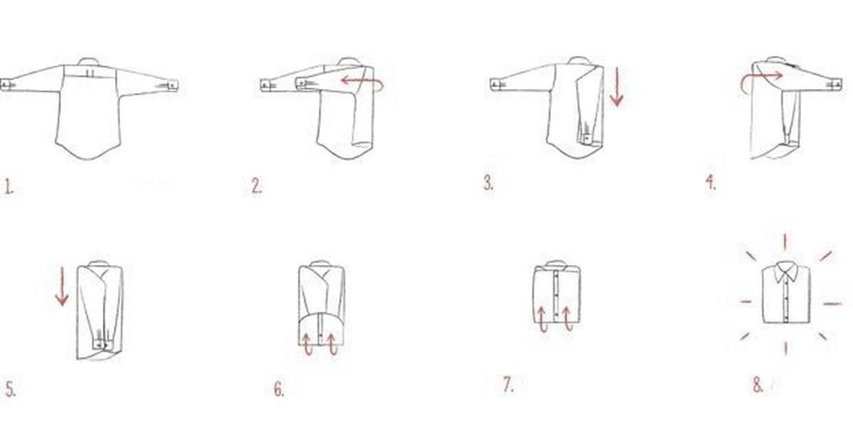 Как складывать кофты