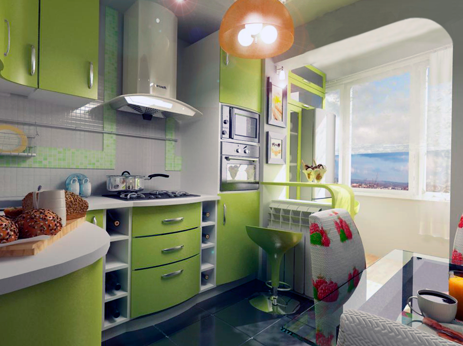 Идеи дизайна маленькой кухни в хрущевке (65 фото)