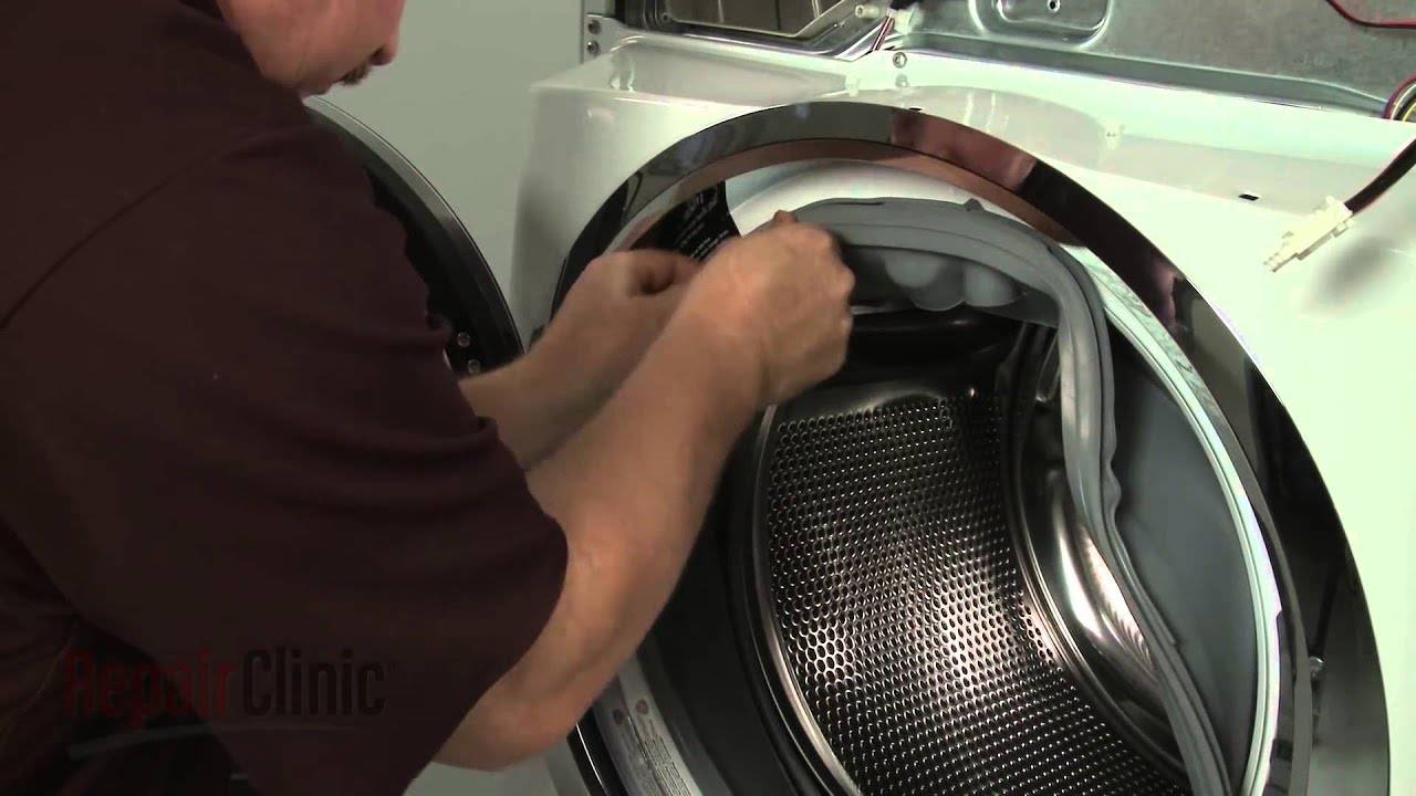 Как отмыть резинку в барабане машины