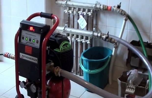 Промывка системы отопления жилого дома