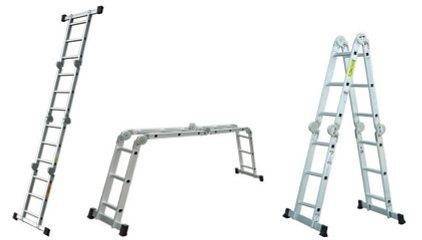 Алюминиевая лестница-стремянка – незаменимое устройство для работы на небольшой высоте
