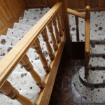 Оформление лестницы ковром